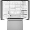 Package CAFEMW2 - Cafe Appliance Package - 4 Piece Appliance Package with Electric Range - Matte White with Brushed Bronze Hardware - Image 8