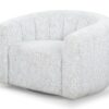 Demetri Boucle Swivel Chair - Image 11