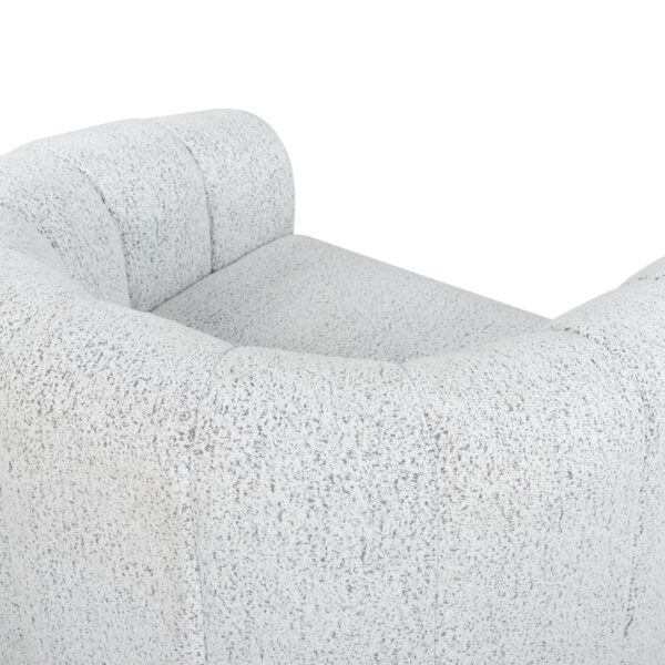 Demetri Boucle Swivel Chair - Image 3