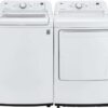 PACKAGE LG70WE - LG Appliance Laundry Package - Top Load Washer with Electric Dryer - White