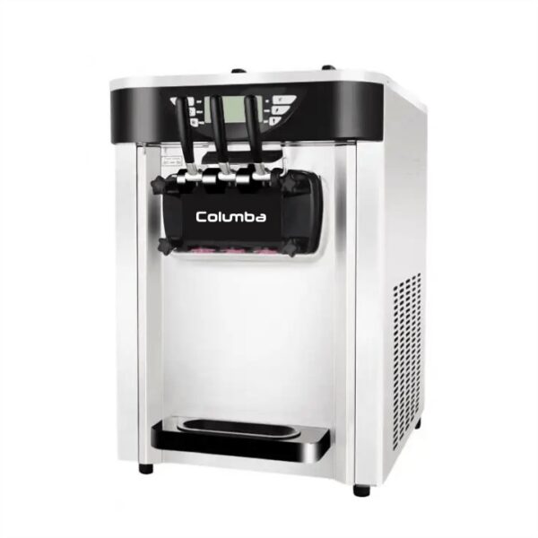 S-Steel Ice Cream Machine – 2 Flavour + Mixer (Table Model)