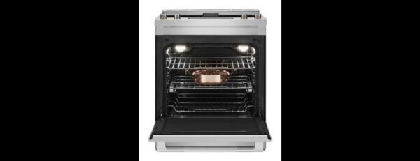 JES1750ML JennAir Rise 30" Electric Downdraft Slide-In Range - Stainless Steel - Image 3