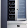 FWCDR662824S Forno 24" Dual Zone Wine Cooler with 108 Bottle Capacity - Stainless Steel - Image 2