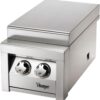 VSB2GL Vintage 14" Built In Gas Double Side Burner - Liquid Propane - Stainless Steel - Image 2