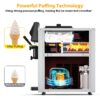 2200W Commercial Ice Cream Machine, 2+1 Flavors Soft Serve Ice Cream Maker, 5.3 to 7.4Gal per Hour Countertop Ice Cream Machine for Home Snack Bar, Auto Clean - Image 16