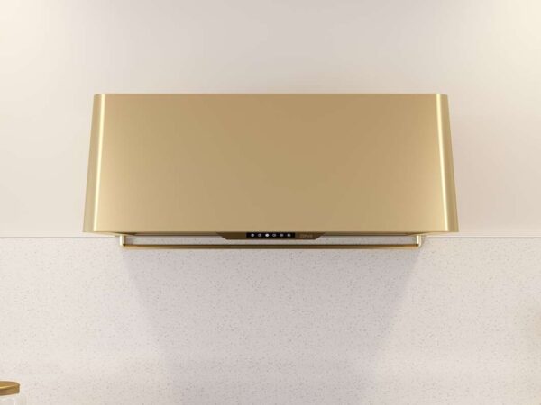 DMEM90ASGX Zephyr 36" Mesa Wall Mount Hood - Requires Blower - Satin Gold
