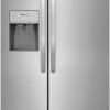 FRSS2623AS Frigidaire 36" 25.6 cu. ft. Side by Side Refrigerator with External Water Dispenser - Stainless Steel - Image 4