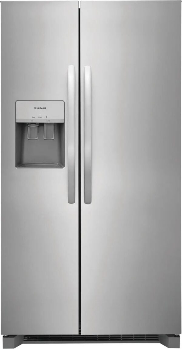 FRSS2623AS Frigidaire 36" 25.6 cu. ft. Side by Side Refrigerator with External Water Dispenser - Stainless Steel - Image 4