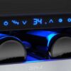 PRW24C02CPG Zephyr Presrv 24" Dual Zone Wine Cooler with Touch Controls and Reversible Hinge - Custom Panel - Image 4