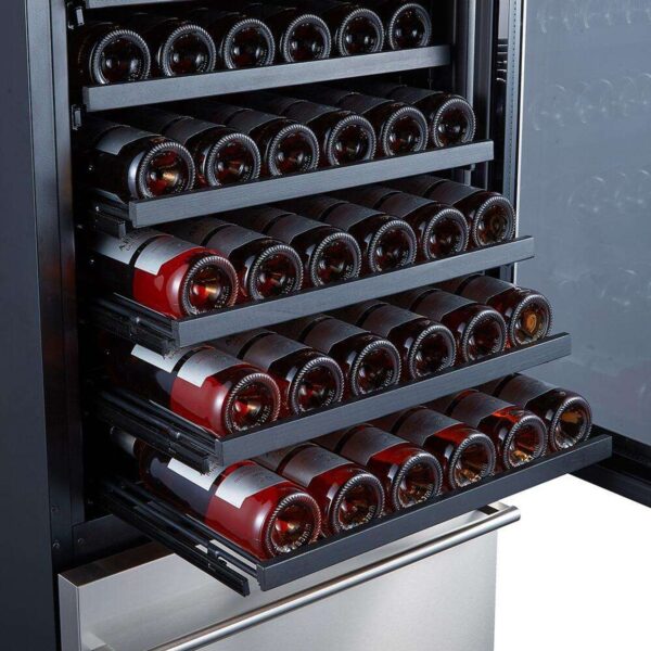 FWCDR662824S Forno 24" Dual Zone Wine Cooler with 108 Bottle Capacity - Stainless Steel - Image 3
