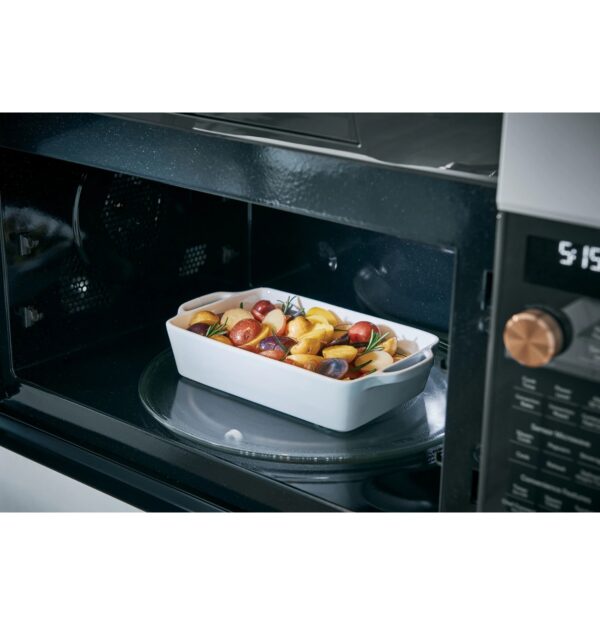 CVM517P4RW2 Cafe 30" Over-the-Range Microwave Oven with Air Fry - Matte White with Brushed Bronze Handle - Image 3