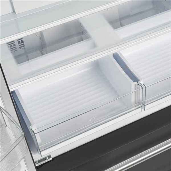 FFRBI182036BLK Forno Moena 36" French Door Refrigerator 19.3 cu.ft. with Ice Maker - Black - Image 8