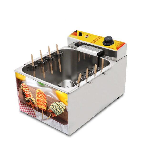 12L Hot dog electric deep fryer fries machine for heating hot dog bread Automatic Cheese Mozzarella Fryer Sticks Machine Electric Small Cheese Fryer - Image 4