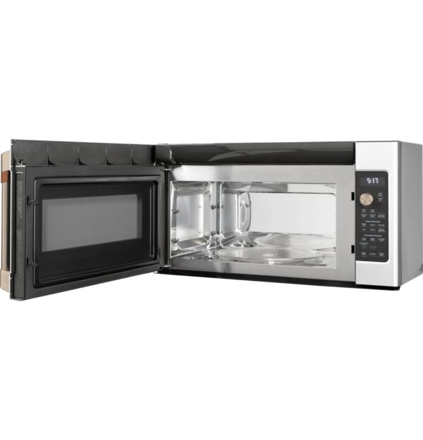 CVM517P4RW2 Cafe 30" Over-the-Range Microwave Oven with Air Fry - Matte White with Brushed Bronze Handle - Image 8