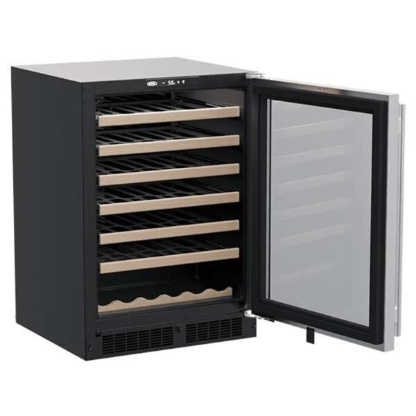 MLWC124SG01A Marvel 24" Single Zone Wine Refrigerator with Wine Cradle and Glass Door - Stainless Steel - Image 3