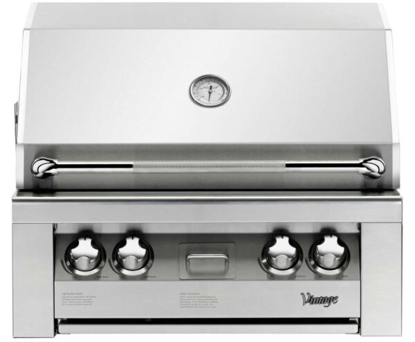 VBQ30GN Vintage 30" Built-in Grill - Natural Gas - Stainless Steel