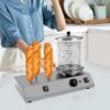 Commercial Hot Dog Machine, 110V Bun Warmer Machine Hot Dog Steamer Hotdog Machine with Bun Warmer Hot Dog Warmer Independent Dual Control for Home, Fried Chicken Restaurants, Snack Bars - Image 6