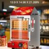 Hot Dog Steamer - 2 Tiers Electric Hot Dog Steamer with Bun Warmer 27 L/24.52 QT, Visuable Glass Slide Doors Suit for 175 Hot Dogs and 40 Buns - Image 7