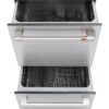 CDD420P2TS1 Cafe 24" Top Control Double Drawer Dishwasher with Knock to Pause - 49 dBA - Stainless Steel with Brushed Stainless Steel Handles - Image 8