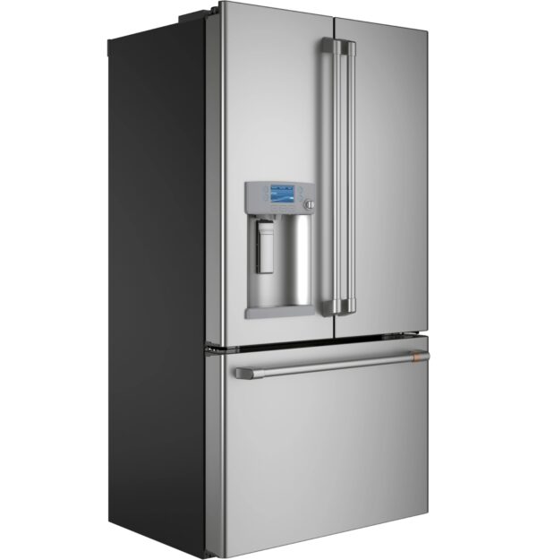 Package CAFEMW2 - Cafe Appliance Package - 4 Piece Appliance Package with Electric Range - Matte White with Brushed Bronze Hardware - Image 9