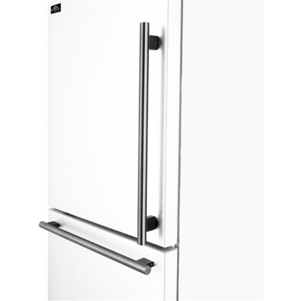 FFFFD178631WHT Forno Espresso Milano 31" 17.2 cu.ft Bottom Mount Refrigerator - Left Hinge - White - Image 4
