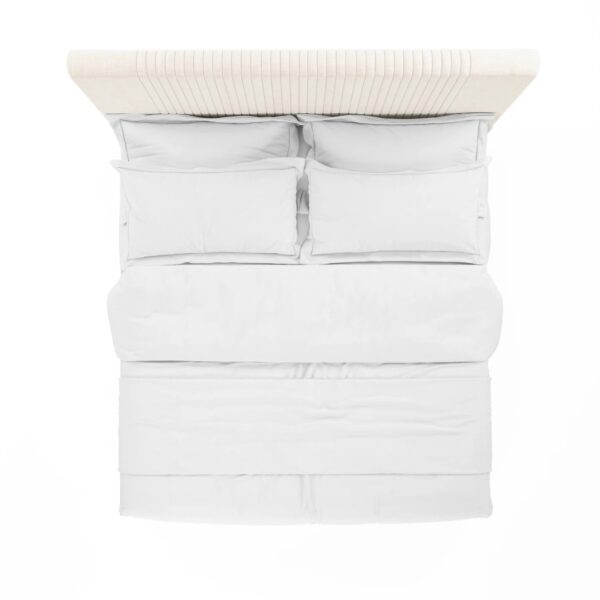 Blanc Upholstered Panel Bed - Image 4