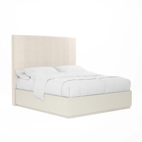 Blanc Upholstered Panel Bed - Image 2