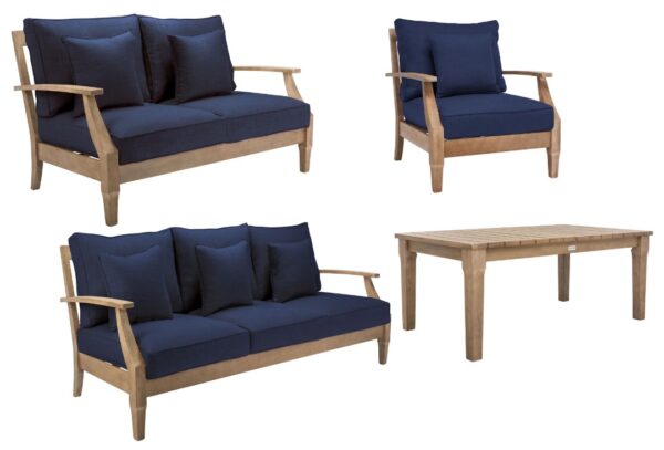 Martinique Wood Patio Sofa - Image 21