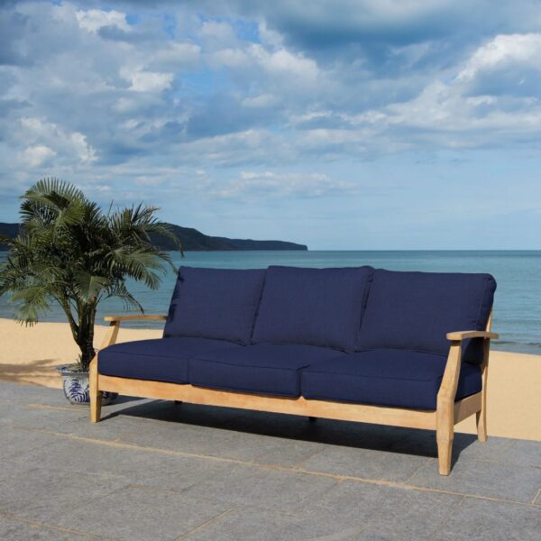 Martinique Wood Patio Sofa - Image 6