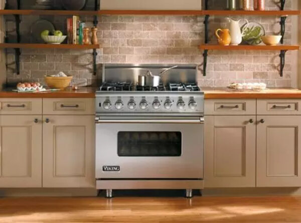 VDR5366BSS Viking 36" Dual Fuel Range with 6 Sealed Burners 5 Series - Stainless Steel - Image 2