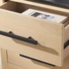 Abbianna Black Marble Top Nightstand - Image 13