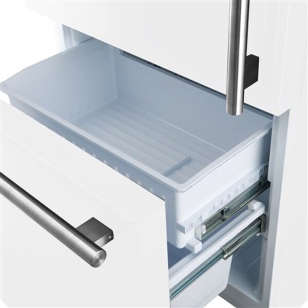 FFFFD178631WHT Forno Espresso Milano 31" 17.2 cu.ft Bottom Mount Refrigerator - Left Hinge - White - Image 3