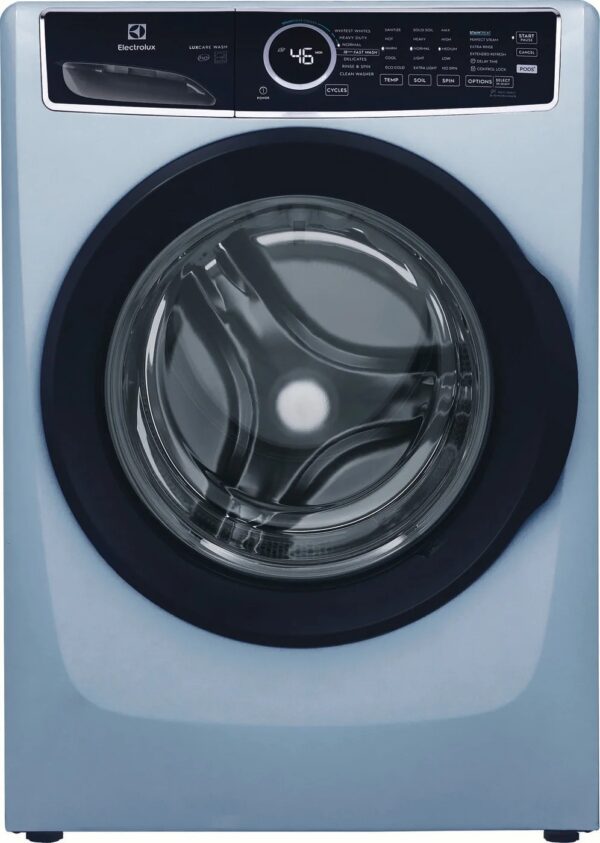 ELFW7437AG Electrolux 27" Front Load Washer 4.5 cu. ft. with Reversible Door and 7 Wash Cycles - Glacier Blue