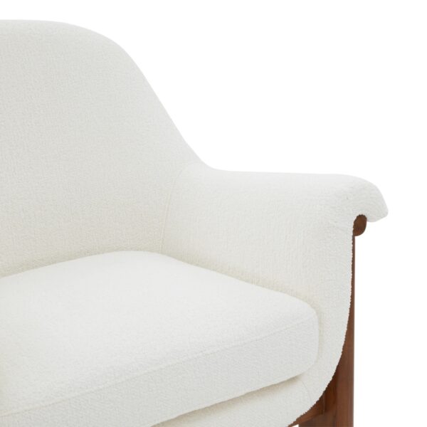 Sylvana Boucle Accent Chair - Image 2