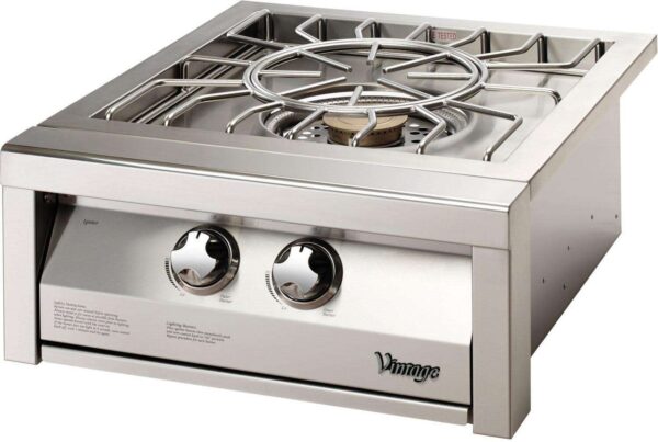 VPMAXX24N Vintage 24" Power Maxx Burner with 6,500 BTU - Natural Gas - Stainless Steel
