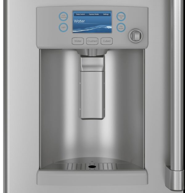 Package CAFEMW2 - Cafe Appliance Package - 4 Piece Appliance Package with Electric Range - Matte White with Brushed Bronze Hardware - Image 6