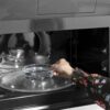 CVM517P4RW2 Cafe 30" Over-the-Range Microwave Oven with Air Fry - Matte White with Brushed Bronze Handle - Image 2