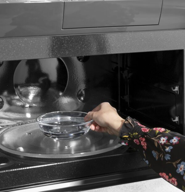 CVM517P4RW2 Cafe 30" Over-the-Range Microwave Oven with Air Fry - Matte White with Brushed Bronze Handle - Image 2