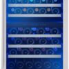 PRW24C02CG Zephyr Presrv 24" Dual Zone Wine Cooler with Touch Controls and Reversible Hinge - Stainless Steel
