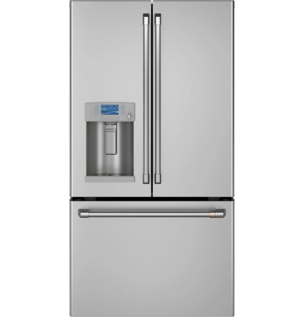 Package CAFEMW2 - Cafe Appliance Package - 4 Piece Appliance Package with Electric Range - Matte White with Brushed Bronze Hardware - Image 11