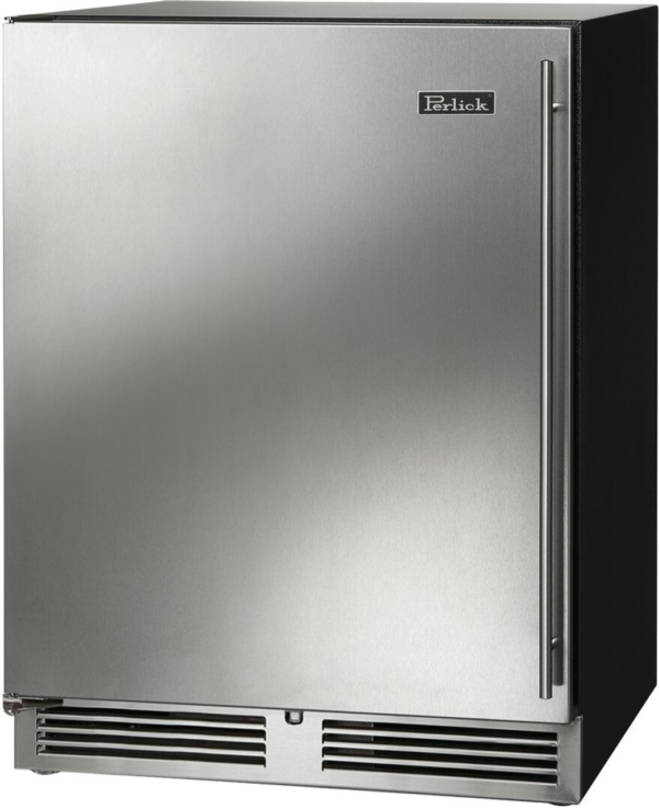 HA24RB41L Perlick 24" ADA Undercounter Refrigerator with Stainless Steel Solid Door - Left Hinge