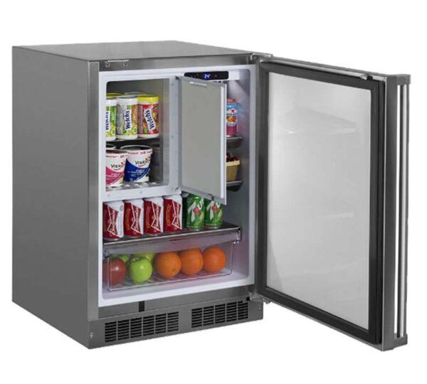 MORF224SS31A Marvel 24" Outdoor Refrigerator Freezer with Optional Ice Maker - Stainless Steel - Image 2